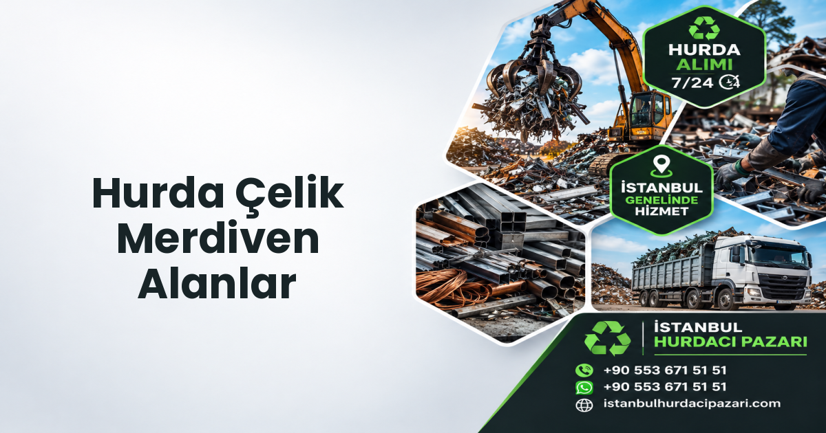 Sortullu Hurda Çelik Merdiven Alanlar
