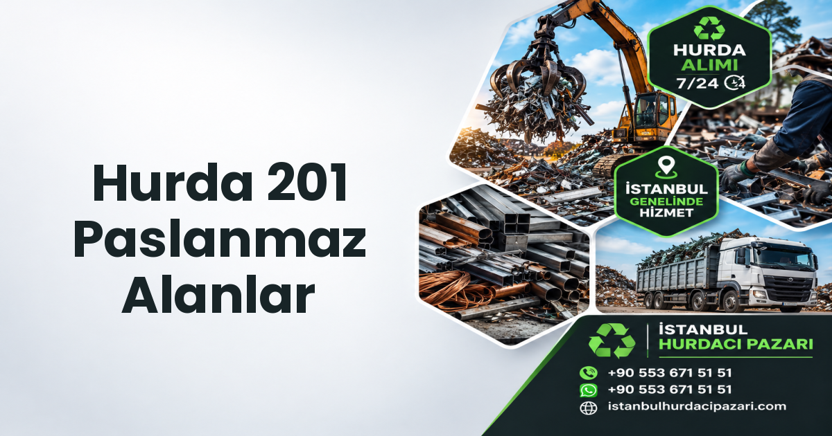 Batı Hurda 201 Paslanmaz Alanlar