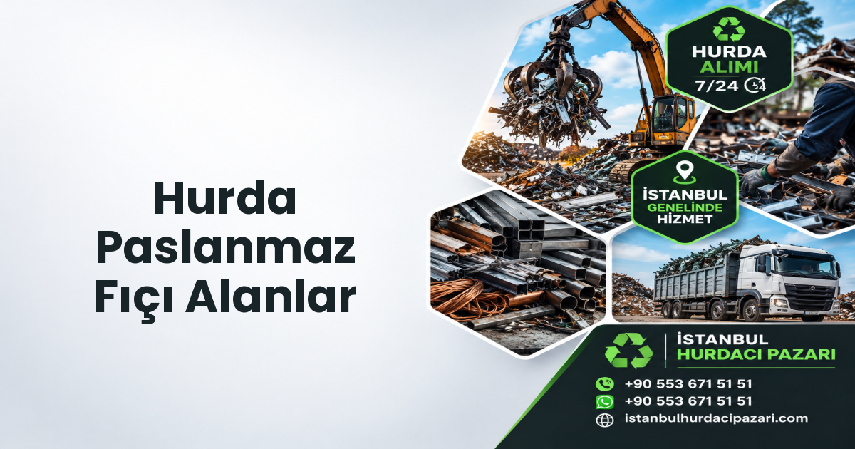 İstanbul Hurda Paslanmaz Fıçı Alanlar