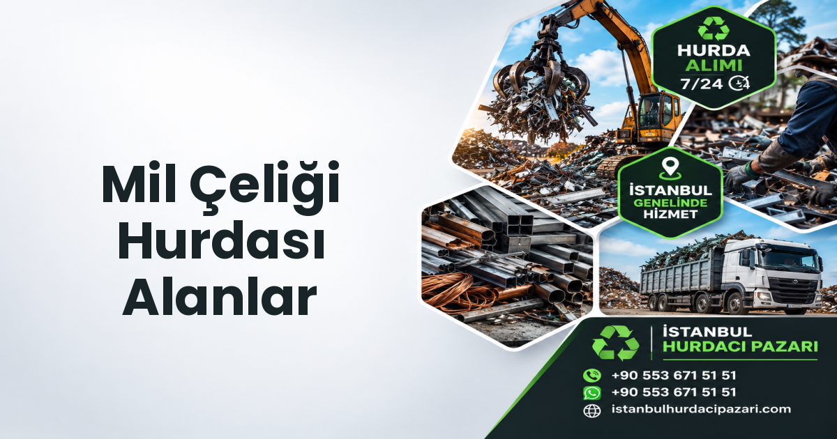 İstanbul Mil Çeliği Hurdası Alanlar