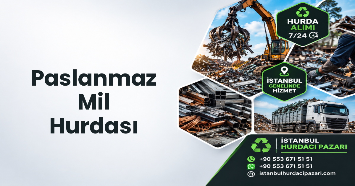 Topkapı Paslanmaz Mil Hurdası