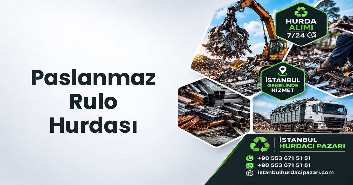 Pendik Paslanmaz Rulo Hurdası