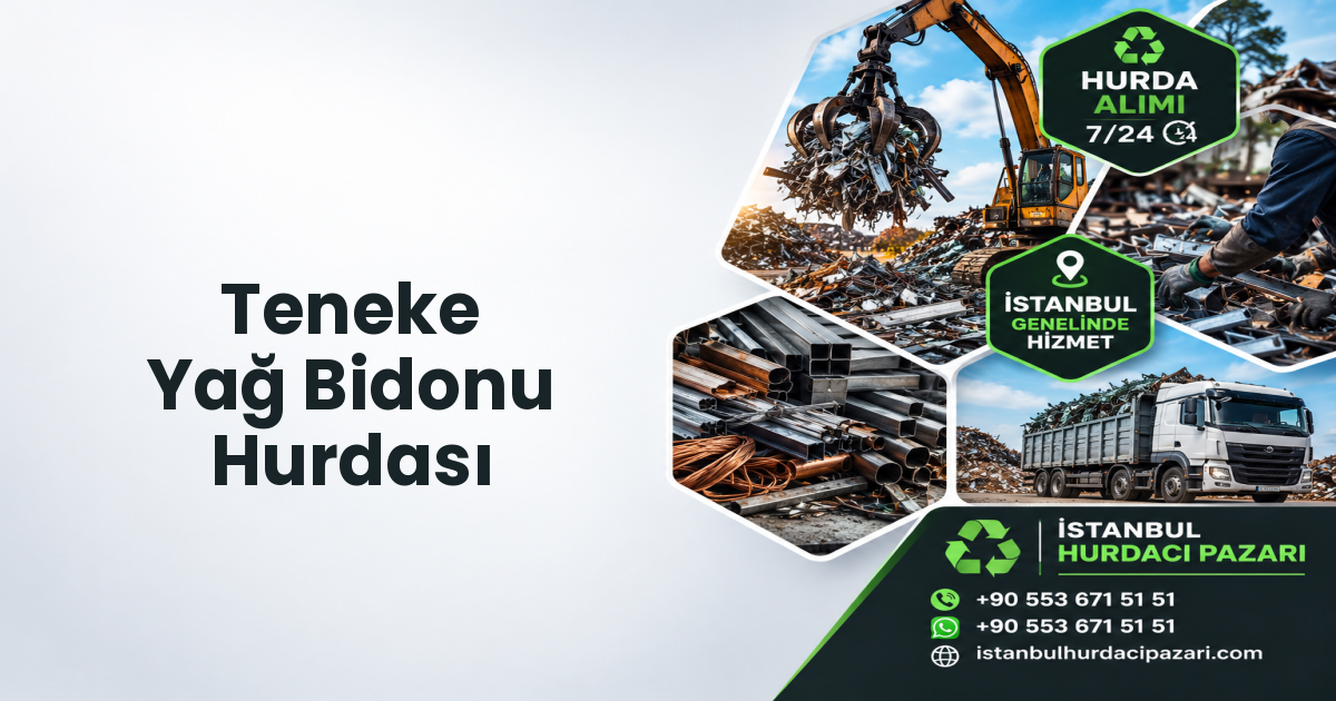 İstanbul Teneke Yağ Bidonu Hurdası